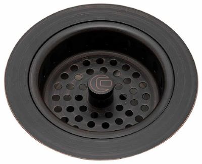  CAPLE BLACKENED COPPER 90mm BASKET STRAINER WASTE with ROUND & RECTANGULAR OVERFLOW OPTIONS, BSW/BC *SPECIAL OFFER*