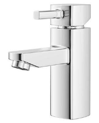 EVO LINTON CHROME SINGLE LEVER MONO BASIN MIXER TAP WITH CLICK CLACK/PUSH BUTTON WASTE, BTAP0202
