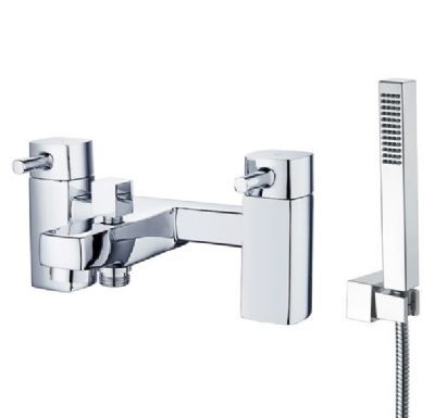 EVO LINTON CHROME BATH SHOWER MIXER TAP, BTAP0205