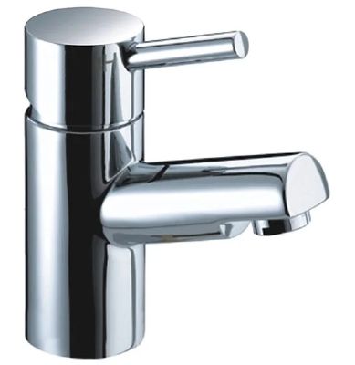 EVO YORK CHROME SINGLE LEVER MONO BASIN MIXER TAP WITH CLICK CLACK/PUSH BUTTON WASTE, BTAP0302