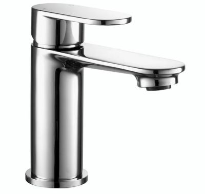 EVO RIPLEY CHROME SINGLE LEVER MONO BASIN MIXER TAP WITH CLICK CLACK/PUSH BUTTON WASTE, BTAP0602CP/CH