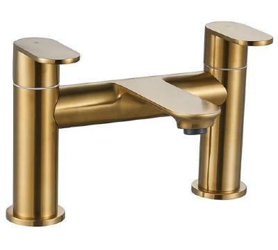 EVO RIPLEY BRUSHED BRASS BATH FILLER TAP, BTAP0604BB