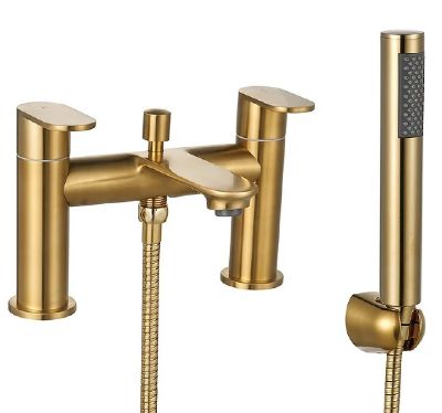 EVO RIPLEY BRUSHED BRASS BATH SHOWER MIXER TAP, BTAP0605BB