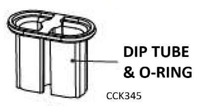 IMPEY GRAVITY DRAINAGE DIP TUBE & 'O' RING, CCK345 IMPEY GRAVITY DRAINAGE DIP TUBE & 'O' RING, CCK345
