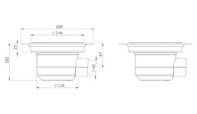 IMPEY GRAVITY DRAINAGE HORIZONTAL SUMP, CCK377 IMPEY GRAVITY DRAINAGE HORIZONTAL SUMP, CCK377