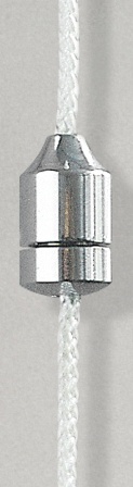MILLER CLASSIC CHROME BATHROOM CORD CONNECTOR, 689C (P2G) 
