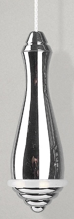 MILLER CLASSIC CHROME BATHROOM TRADITIONAL LIGHT PULL, 690C