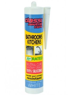 CLASSI 310ml WHITE NEUTRAL CURE 100% SILICONE, CN01 (P2G)