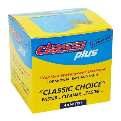 CLASSI PLUS 4.0m ROLL WATERPROOF SHOWER TRAY/BATH UPSTAND TAPE, CP04.0 (P2G)