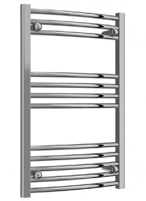 REINA CAPO CHROME CURVED LADDER TOWEL WARMER H800mm x W500mm, CPO0850CC