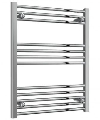REINA CAPO CHROME FLAT/STRAIGHT LADDER TOWEL WARMER H800mm x W600mm, CPO0860CF