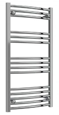 REINA CAPO CHROME CURVED LADDER TOWEL WARMER H1000mm x W500mm, CPO1050CC