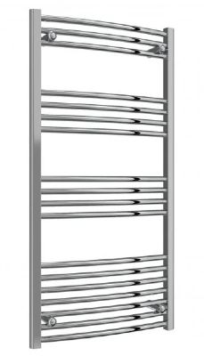 REINA CAPO CHROME CURVED LADDER TOWEL WARMER H1200mm x W600mm, CPO1260CC