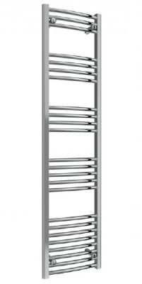 REINA CAPO CHROME CURVED LADDER TOWEL WARMER H1600mm x W400mm, CPO1640CC