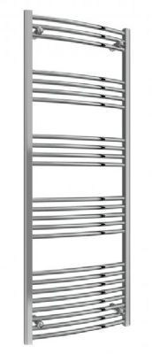 REINA CAPO CHROME CURVED LADDER TOWEL WARMER H1600mm x W600mm, CPO1660CC
