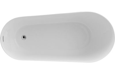 AQUACITY LONDON MODERN WHITE 1500mm x 750/720mm FREESTANDING BATH with WASTE, AC0086 AQUACITY LONDON MODERN WHITE 1500mm x 750/720mm FREESTANDING BATH with WASTE, AC0086