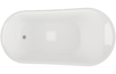 AQUACITY SALFORD SLIPPER CLASSIC 0-Tap Hole WHITE 1620mm x 710mm FREESTANDING BATH Including Chrome Lion Feet & Waste, AC0024 AQUACITY SALFORD SLIPPER CLASSIC 0-Tap Hole WHITE 1620mm x 710mm FREESTANDING BATH Including Chrome Lion Feet & Waste, AC0024