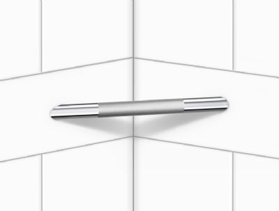 SMEDBO LIVING CONCEPT CHROME BATHROOM SHOWER FOOT REST, FK841 SMEDBO LIVING CONCEPT CHROME BATHROOM SHOWER FOOT REST, FK841