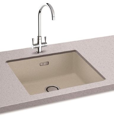 CARRON PHOENIX HAVEN 100 UNDERMOUNTED COFFEE GRANITE SINK, 125.0696.033