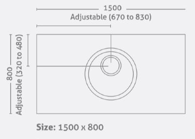 IMPEY LEVEL-DEC EASY FIT WETROOM FLOOR FORMER 1500mm x 800mm for VINYL FLOORS, LDE1580GRY IMPEY LEVEL-DEC EASY FIT WETROOM FLOOR FORMER 1500mm x 800mm for VINYL FLOORS, LDE1580GRY