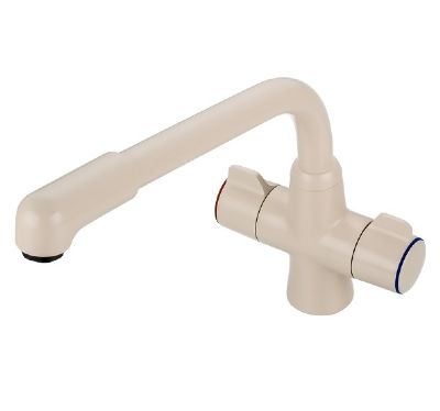 SAGITTARIUS RAMSAY BEIGE MODERN MONO KITCHEN SINK MIXER TAP with SWIVEL SPOUT, KTS/243/BE *SPECIAL OFFER*