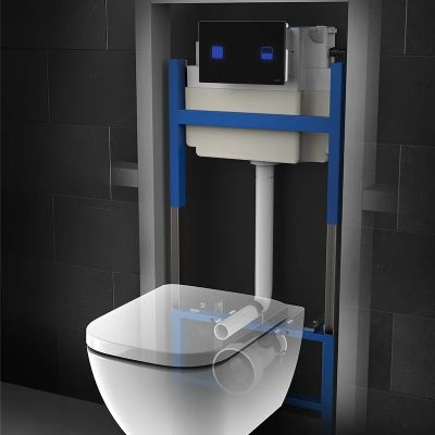 THOMAS DUDLEY Illusion 'A' WC Support Adjustable Frame, Dual Flush Cistern Excluding Button/push Plate, 325686 (Q-25499) THOMAS DUDLEY Illusion 'A' WC Support Adjustable Frame, Dual Flush Cistern Excluding Button/push Plate, 325686 (Q-25499)