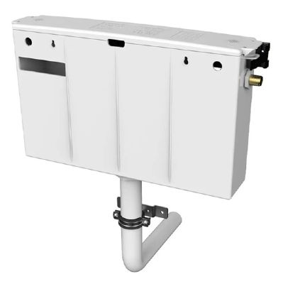 THOMAS DUDLEY OSMO T1 DUAL FLUSH CONCEALED PNEUMATIC CISTERN excludes PUSH BUTTON with BRASS INLET, 377203
