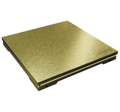 IMPEY AQUA-DEC EASY FIT QUAD DRAIN 'PARAGON SQUARE ALLURE' BRUSHED GOLD TILED FLOOR GULLY with HORIZONTAL OUTLET, QUADPARB-01/H IMPEY AQUA-DEC EASY FIT QUAD DRAIN 'PARAGON SQUARE ALLURE' BRUSHED GOLD TILED FLOOR GULLY with HORIZONTAL OUTLET, QUADPARB-01/H