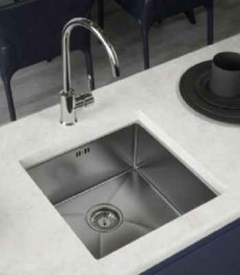 ELLSI ELITE INSET/UNDERMOUNTED STAINLESS STEEL SINGLE BOWL SINK, PDT-000078