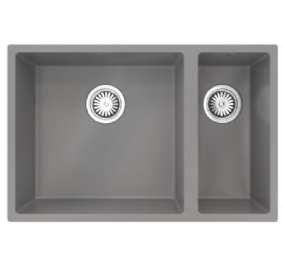 ELLSI COMITE MATT GREY 1.5 BOWL INSET/UNDERMOUNTED SINK, PDT-000098