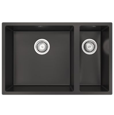 ELLSI COMITE MATT BLACK 1.5 BOWL INSET/UNDERMOUNTED SINK, PDT-000100