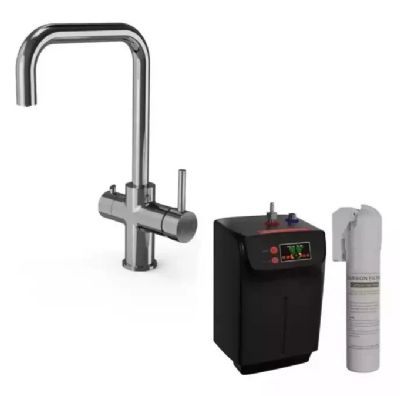 ELLSI ELISE BRUSHED STEEL FINISH 3 IN 1 INSTANT HOT WATER KITCHEN TAP with BOILER & FILTER, PDT-000208-215-52 *SPECIAL OFFER* ELLSI ELISE BRUSHED STEEL FINISH 3 IN 1 INSTANT HOT WATER KITCHEN TAP with BOILER & FILTER, PDT-000208-215-52 *SPECIAL OFFER*
