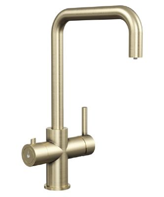 ELLSI ELISE BRUSHED BRASS FINISH 3 IN 1 INSTANT HOT WATER KITCHEN TAP with BOILER & FILTER, PDT-000213-51-52 *SPECIAL OFFER*