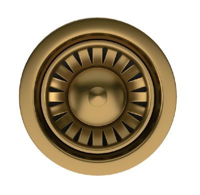 ELLSI BRUSHED GOLD FINISH STAINLESS STEEL 90mm BASKET STRAINER WASTE with ROUND & RECTANGULAR OVERFLOW OPTIONS, PDT-000292 *SPECIAL OFFER* ELLSI BRUSHED GOLD FINISH STAINLESS STEEL 90mm BASKET STRAINER WASTE with ROUND & RECTANGULAR OVERFLOW OPTIONS, PDT-000292 *SPECIAL OFFER*