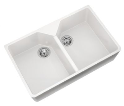 ELLSI COMITE WHITE DOUBLE BELFAST/BUTLER SINK, PDT-000259 ELLSI COMITE WHITE DOUBLE BELFAST/BUTLER SINK, PDT-000259