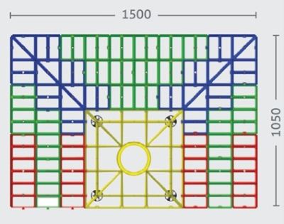 IMPEY AQUA-GRADE SQUARE SYSTEM - ONE WALL - THREE FALLS 1500mm x 1050mm for TILED & VINYL FLOORS, AG150105/3F IMPEY AQUA-GRADE SQUARE SYSTEM - ONE WALL - THREE FALLS 1500mm x 1050mm for TILED & VINYL FLOORS, AG150105/3F