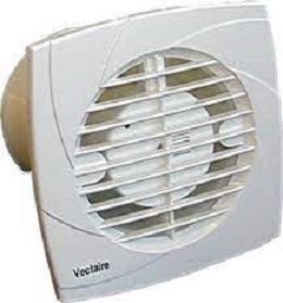 VECTAIRE 'RA' MODULAR WHITE STANDARD 15cm BATHROOM/KITCHEN AXIAL EXTRACTOR FAN, RA15/6