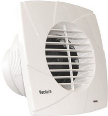 VECTAIRE 'RMF' SLIMLINE CENTRIFUGAL SAFETY EXTRA LOW VOLTAGE (SELV) WHITE STANDARD 10cm/15cm BATHROOM/KITCHEN EXTRACTOR FAN, RMF100LV