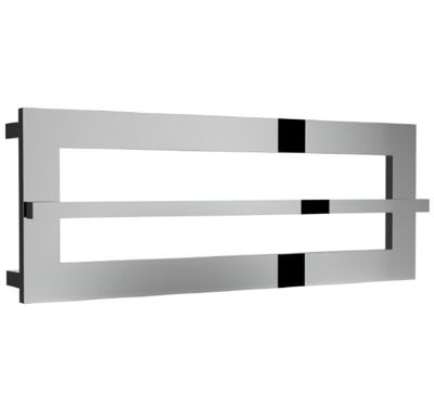 REINA BRENO CHROME MILD STEEL DESIGNER TOWEL WARMER H350mm x W720mm, RND-BO1