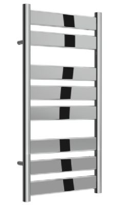 REINA CARPI CHROME DESIGNER TOWEL WARMER H800mm x W400mm, RND-CRP4080
