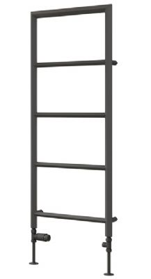 REINA DORA ANTHRACITE MILD STEEL DESIGNER TOWEL WARMER H1200mm x W500mm, RND-DRA12050A *SPECIAL OFFER*