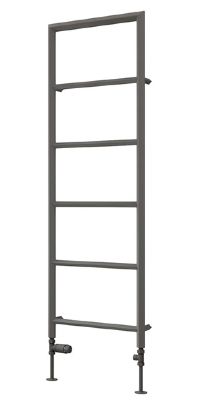 REINA DORA ANTHRACITE MILD STEEL DESIGNER TOWEL WARMER H1470mm x W500mm, RND-DRA14750A *SPECIAL OFFER*