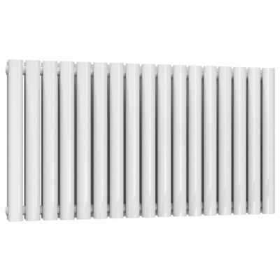 REINA NEVA WHITE DOUBLE PANEL HORIZONTAL DESIGNER RADIATOR H550mm x W1003mm, RND-HNV17D