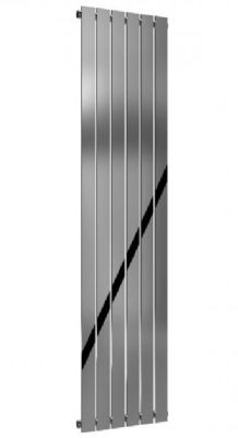 REINA OSIMO CHROME MILD STEEL VERTICAL DESIGNER RADIATOR H1800 x W430, RND-OSM4318 *SPECIAL OFFER*