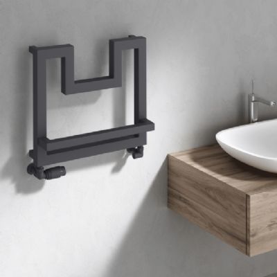 REINA TICINO ANTHRACITE MILD STEEL DESIGNER TOWEL WARMER H450mm x W500mm, RND-TCN4550A **SPECIAL OFFER** REINA TICINO ANTHRACITE MILD STEEL DESIGNER TOWEL WARMER H450mm x W500mm, RND-TCN4550A **SPECIAL OFFER**