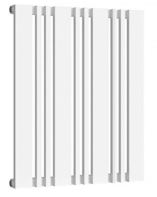 REINA BONERA WHITE MILD STEEL SINGLE PANEL HORIZONTAL DESIGNER RADIATOR H550mm x W456mm, RND-HB456W *SPECIAL OFFER*