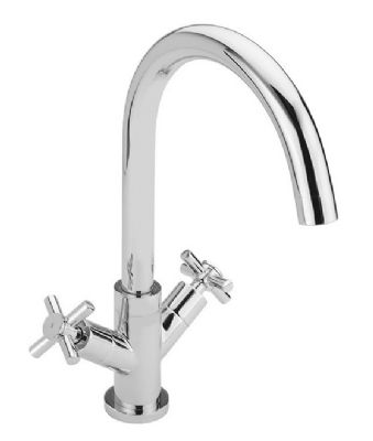  SAGITTARIUS SINCRO CHROME CONTEMPORARY MONO KITCHEN SINK MIXER TAP with SWIVEL SPOUT, KTS/237/C