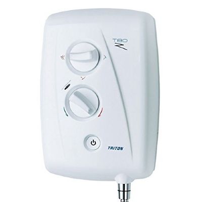 TRITON T80Z FAST FIX WHITE & CHROME 10.5KW ELECTRIC SHOWER, SP8001ZFF TRITON T80Z FAST FIX WHITE & CHROME 10.5KW ELECTRIC SHOWER, SP8001ZFF