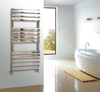 TAILORED QUEENSTOWN CHROME DESIGNER TOWEL WARMER H1200mm x W600mm, 2077 (TB) TAILORED QUEENSTOWN CHROME DESIGNER TOWEL WARMER H1200mm x W600mm, 2077 (TB)