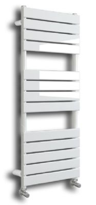 TAILORED QUEENSTOWN GLOSS WHITE DESIGNER TOWEL WARMER H1200mm x W450mm, 2082 (TB)